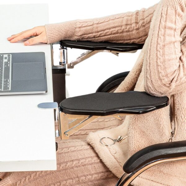 A pair of Ergonomic Desktop Extended Elbow Rest - Comfortable Support for Long Hours - Image 2